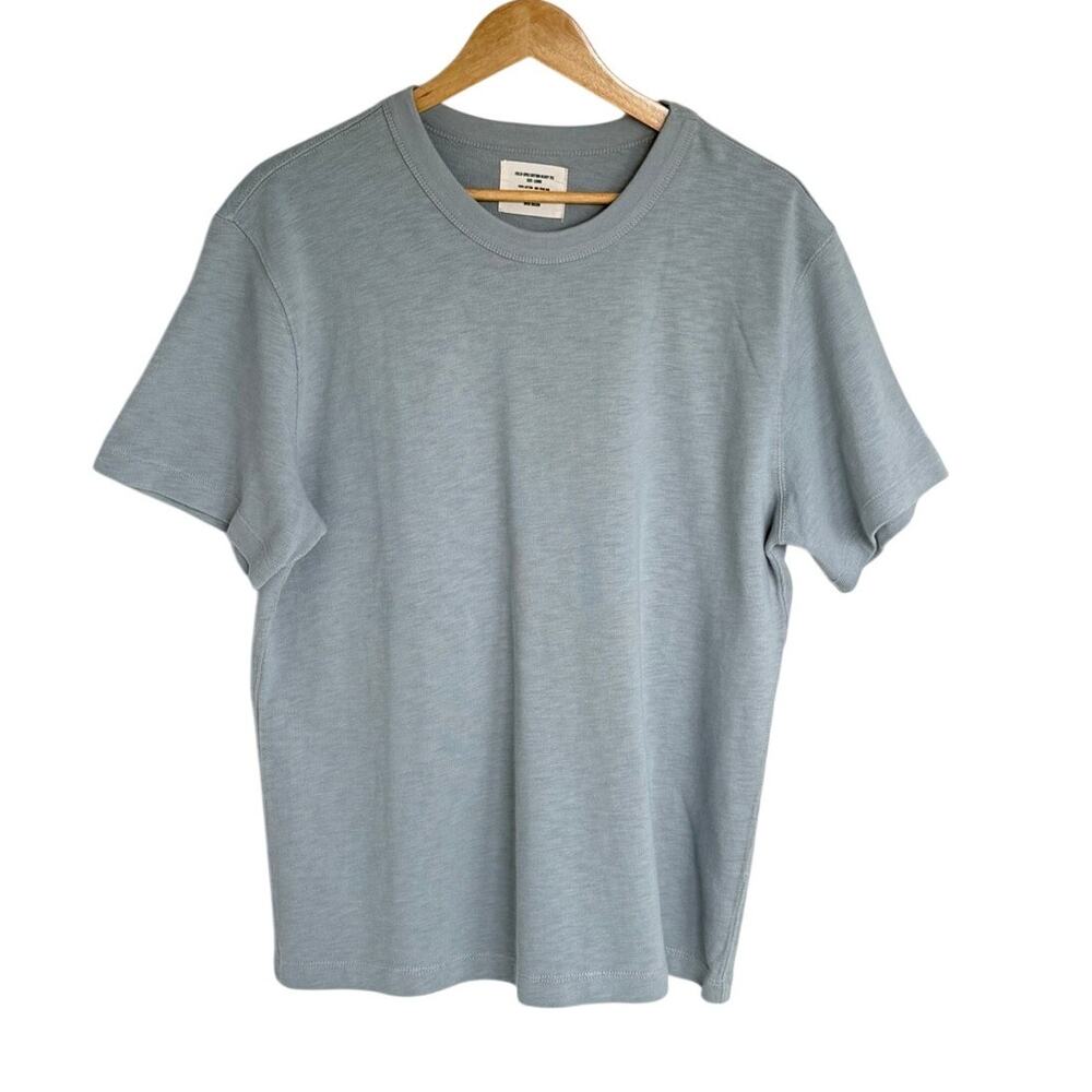 Buck Mason Field-Spec Cotton Heavy Tee Light Green Size Large